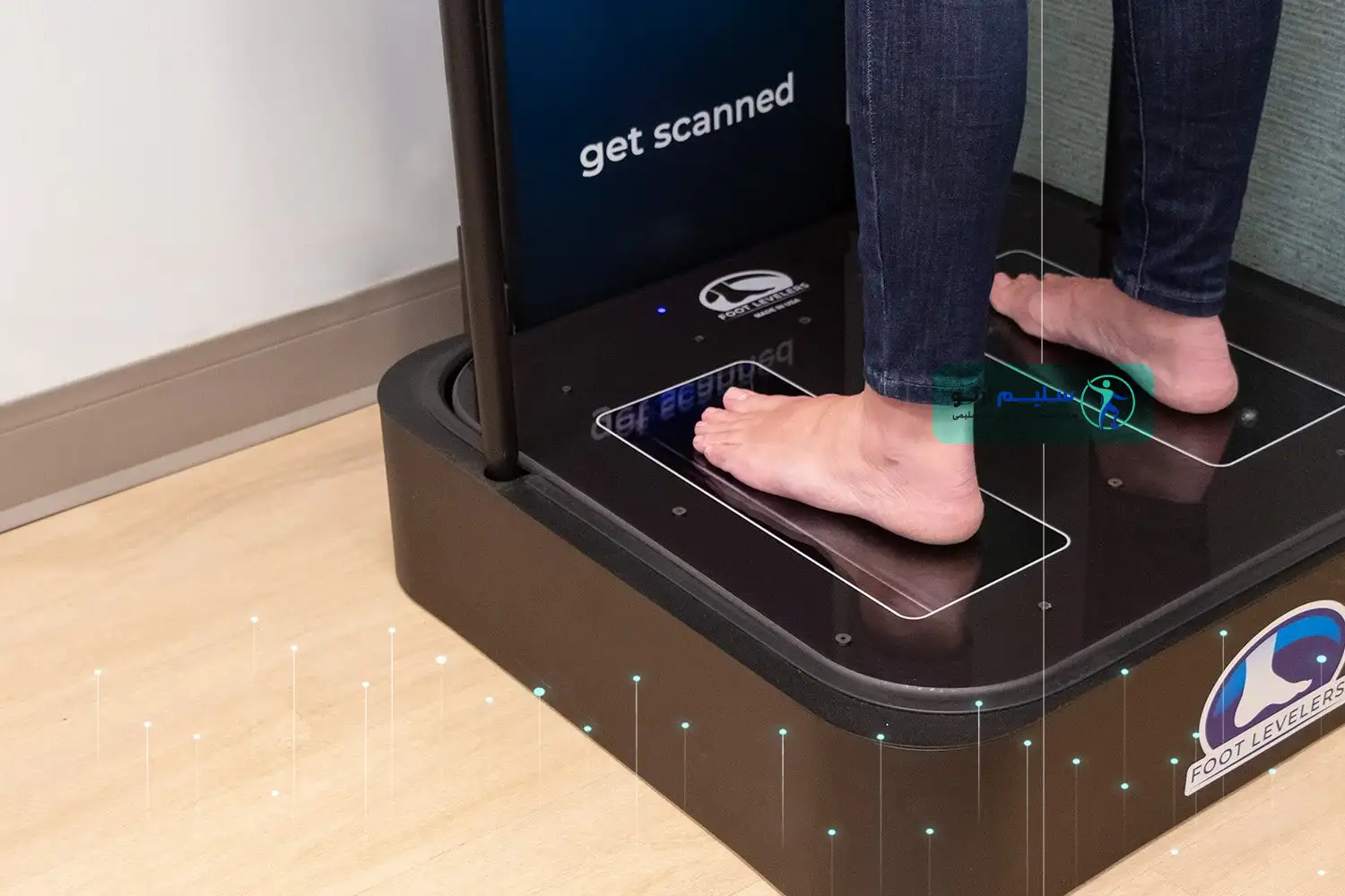 اسکن کف پا فرایند اسکن کف پا